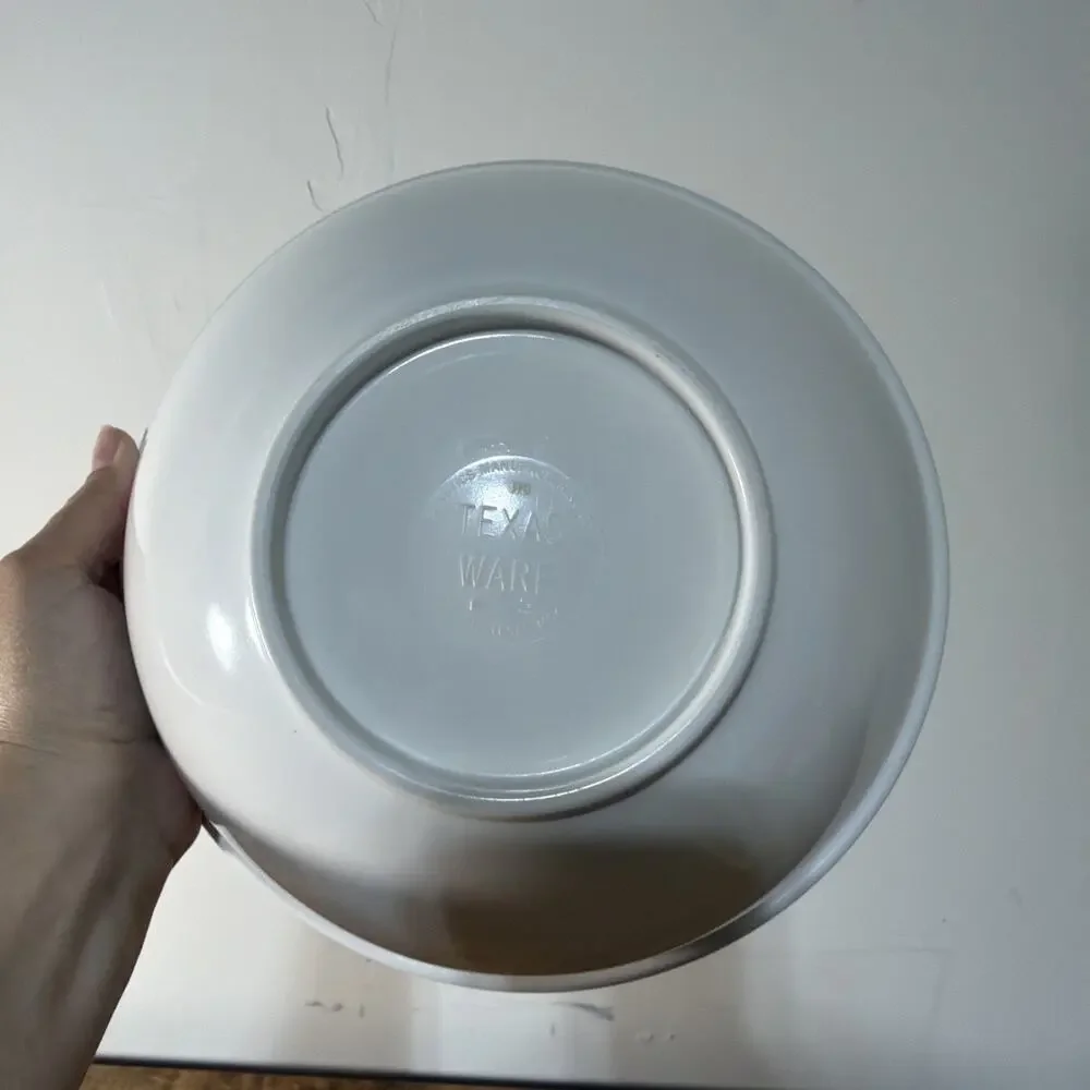 Vintage Texas Ware White Melamine 10
